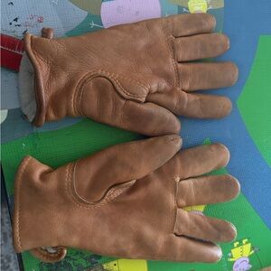 Vintage Thinsulate Brown Leather Gloves